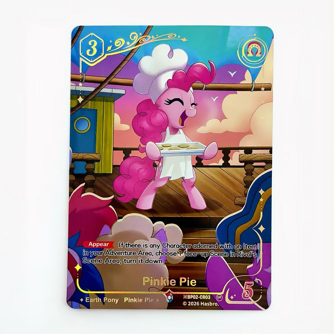 My Little Pony: Discord TCG — Pinkie Pie Promo Card (BP02-CR03)