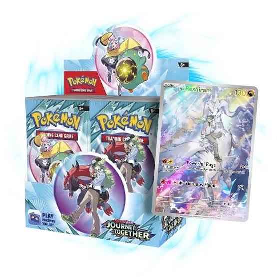 Pokemon Journey Together SV09 Enhanced Booster Box Sealed Case - Side View - Collectable Cartel