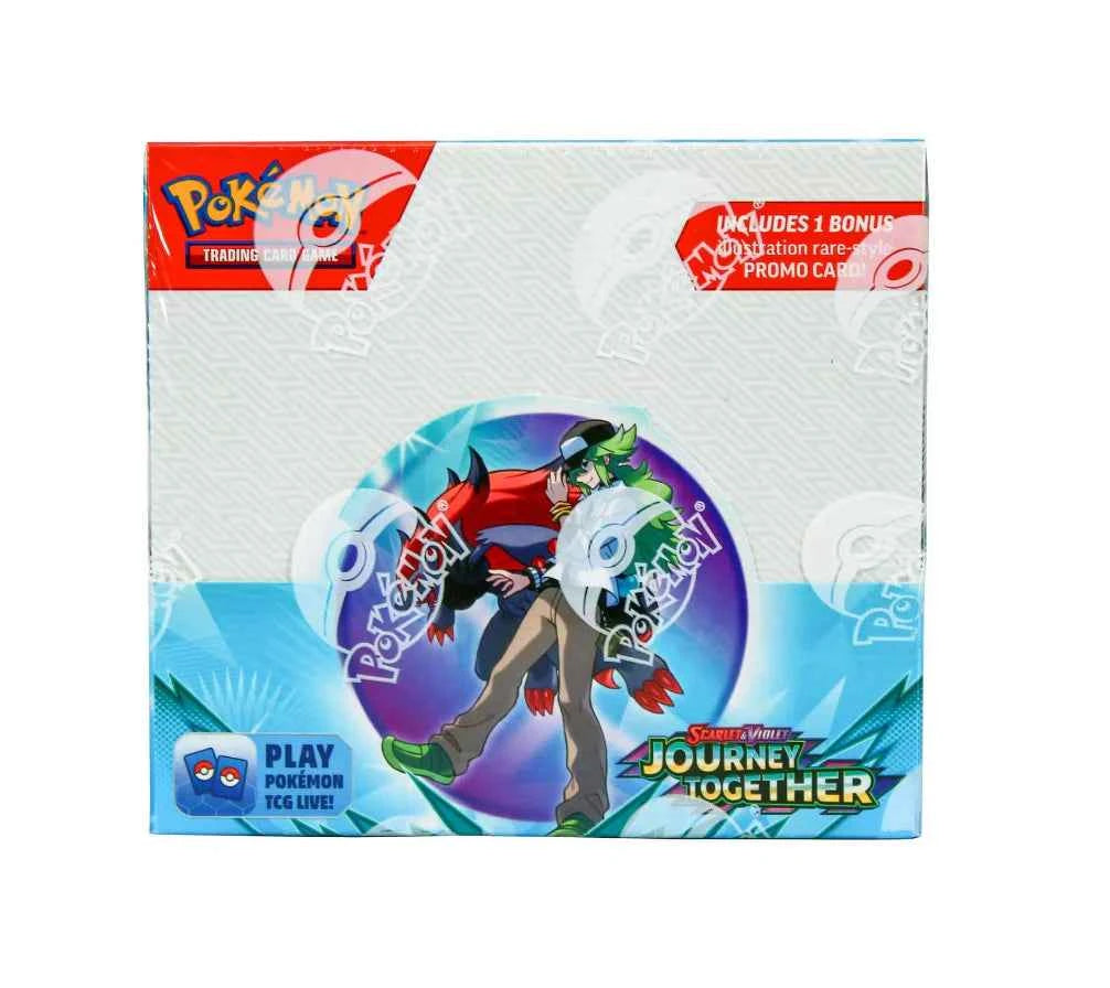 Pokemon Journey Together Enhanced Booster Box Scarlet Violet 9 - Open Box View - Collectable Cartel