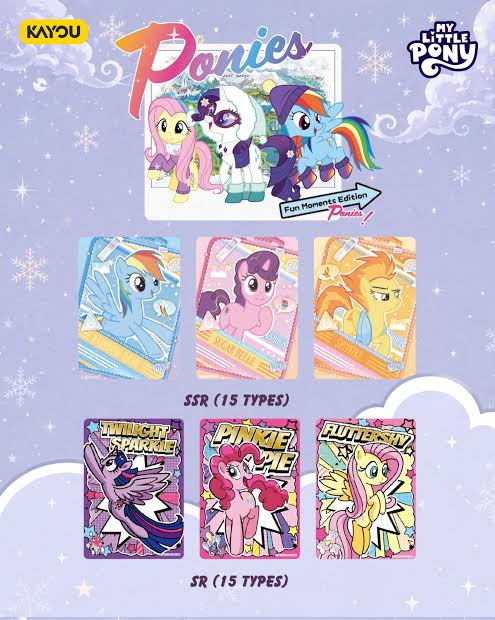 KAYOU My Little Pony Series 03 UGR and UR card examples - Leisurely Journey and Pixel Arcade themes