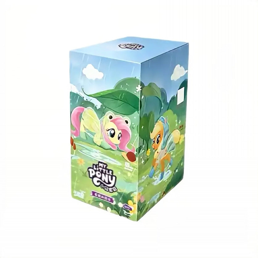 Kayou My Little Pony Moon Edition Wave 12 booster box, Chinese edition, Fluttershy and Applejack in the rain