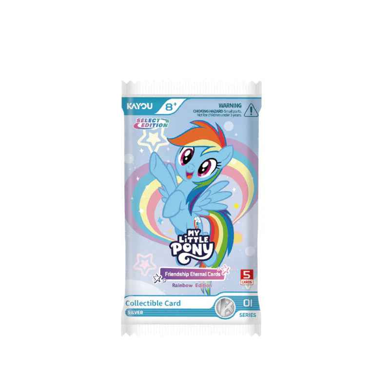 My Little Pony Rainbow Edition Series 1 display box - back