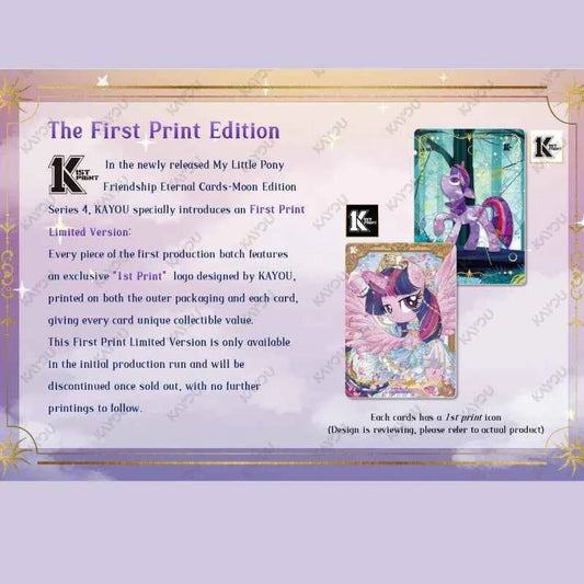 My Little Pony TCG: Friendship Eternal Moon Edition Series 4 First Print Edition booster box - Collectable Cartel
