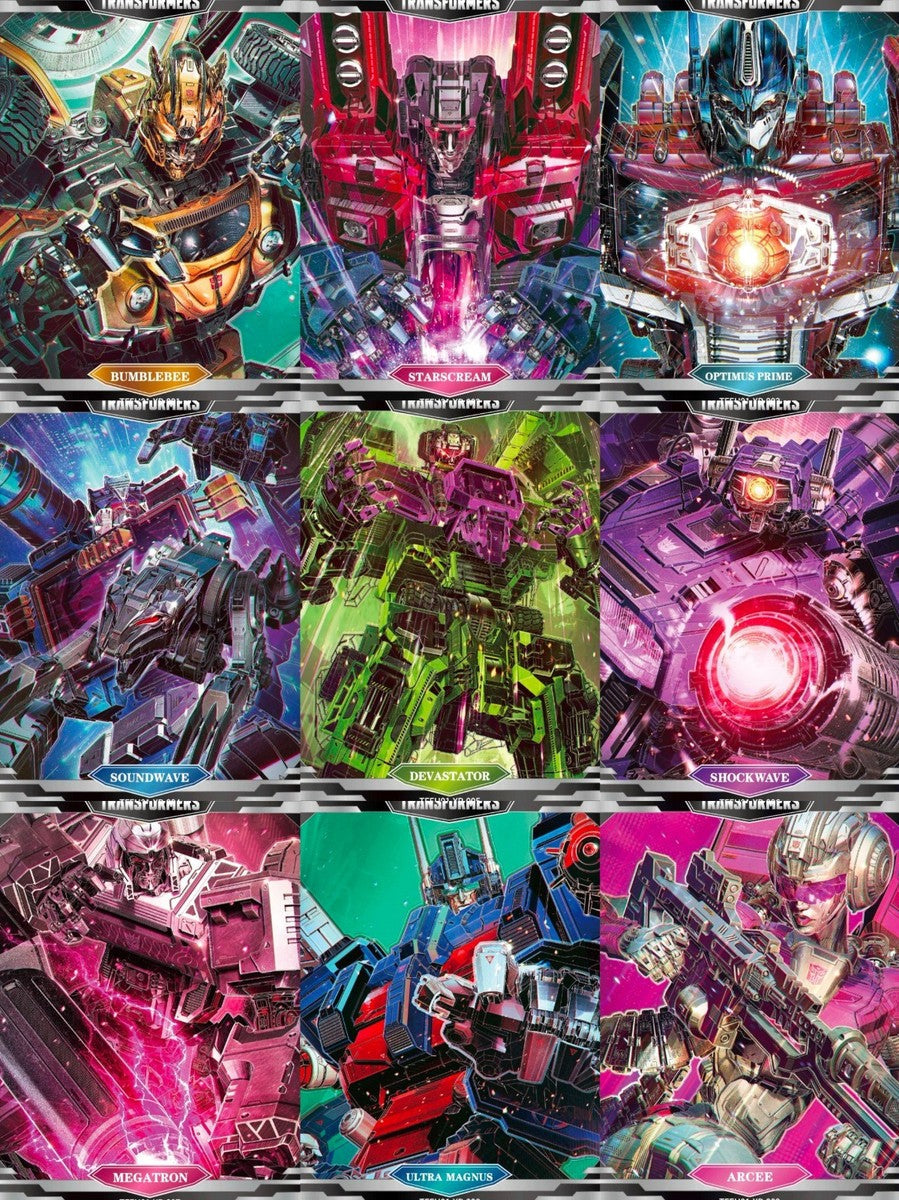 Transformers Energy Critical Premium Overdrive Edition collector cards - 40th Anniversary Generation 1 trading cards available in Australia