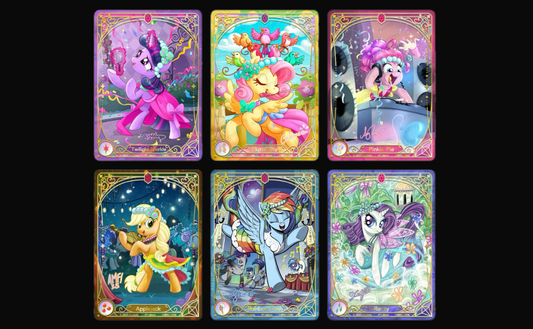 My Little Pony Nightmare Night BP03 guide: the six Shining Ruby Rare chase cards, BP03-RR01 to RR06