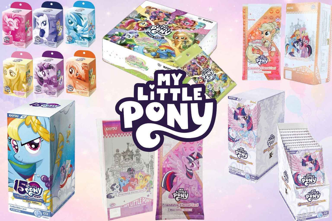 My Little Pony Kayou trading cards and Moon Edition booster boxes collected in Australia