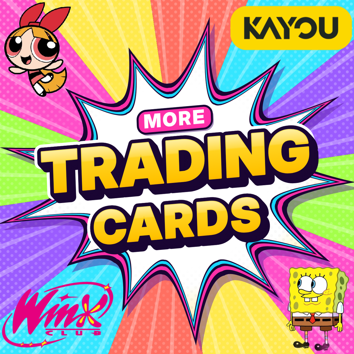More Trading Cards at Collectable Cartel: Kayou, Winx Club, Powerpuff Girls and SpongeBob trading cards in Australia