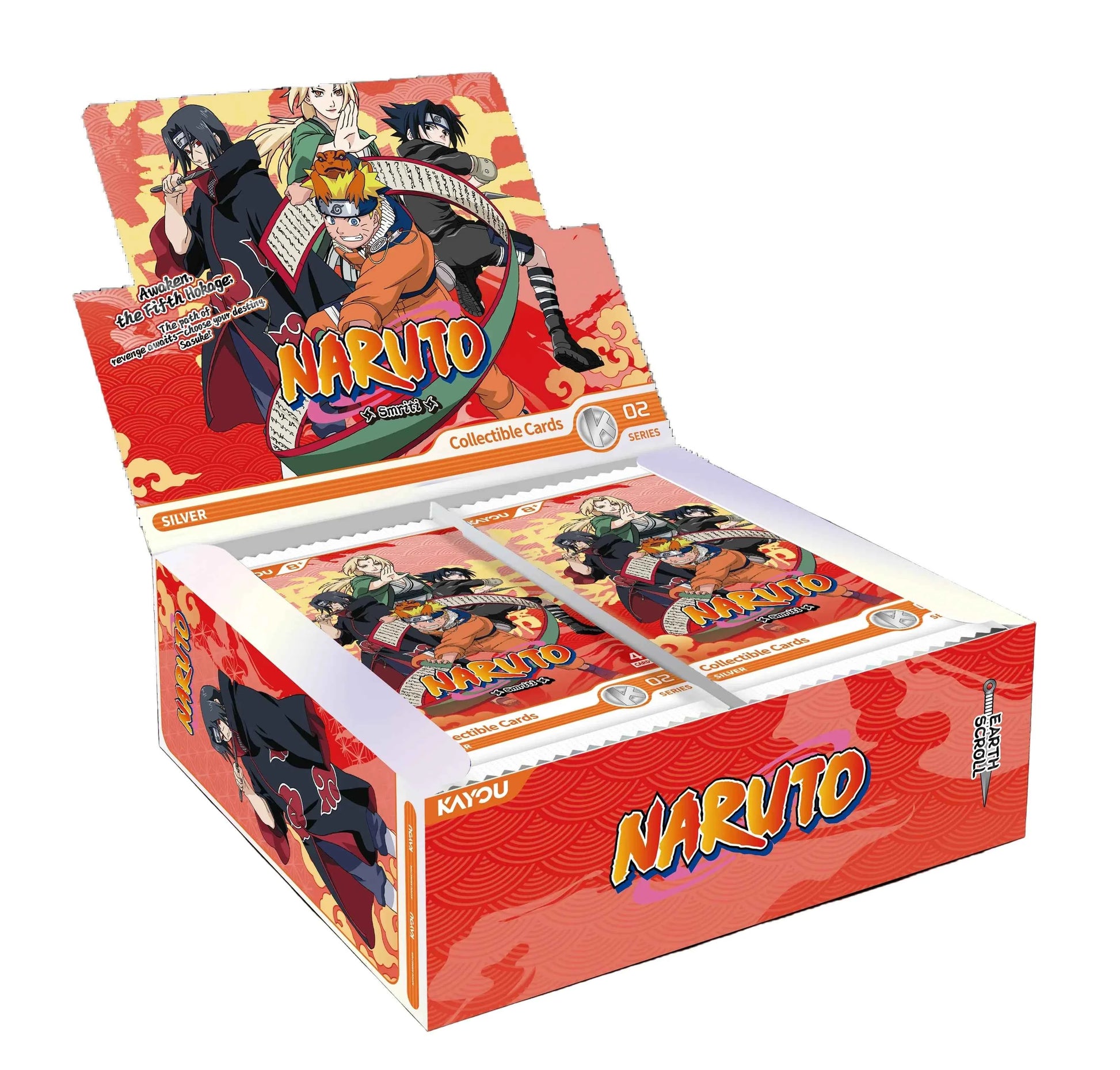 Naruto Kayou Smriti Earth Scroll Series 2 booster box - back