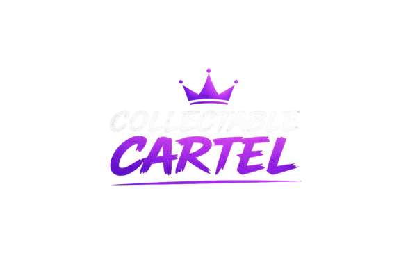 Purple 'CARTEL' logo with a crown on a white background