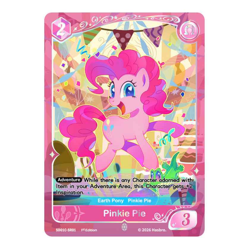 My Little Pony TCG — Complete Silver Rare Set of 6 (SD01A–F SR01)