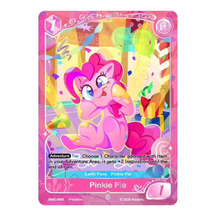 My Little Pony TCG — Complete Silver Rare Set of 6 (SD01-SR01–SR06)