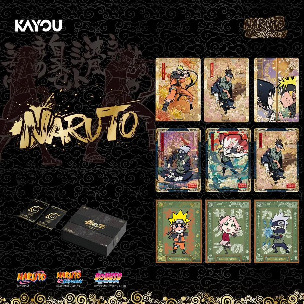 Kayou Naruto Ninja Age Premium Collector Box featured cards and rarities