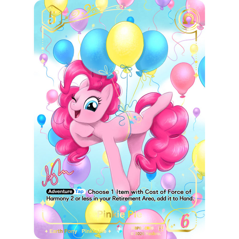 Pinkie Pie, Shining Colorful Rare BP01-CR09, My Little Pony TCG single card