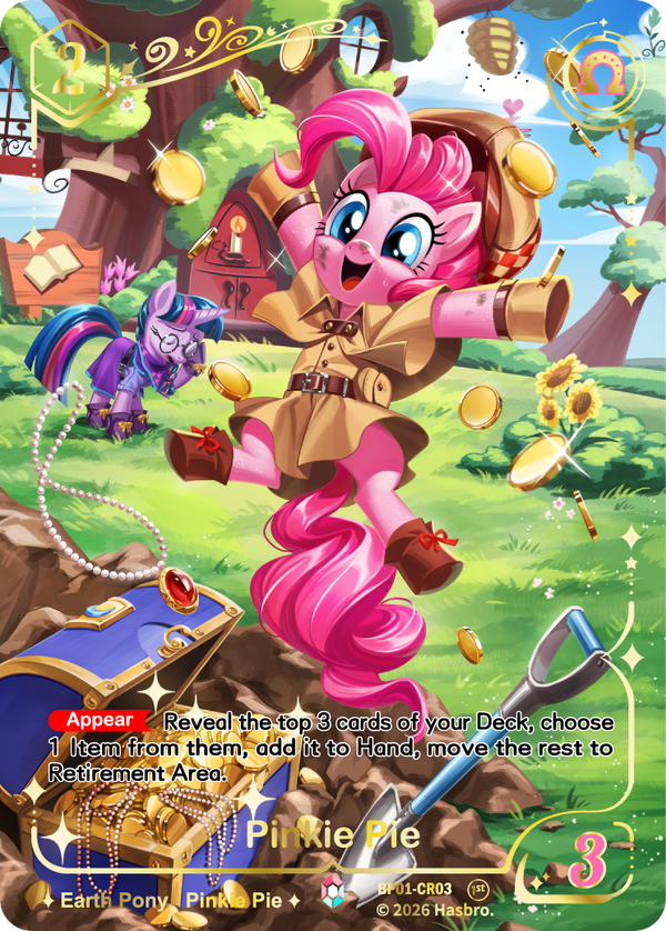 Pinkie Pie BP01-CR03 My Little Pony TCG Colorful Rare single card
