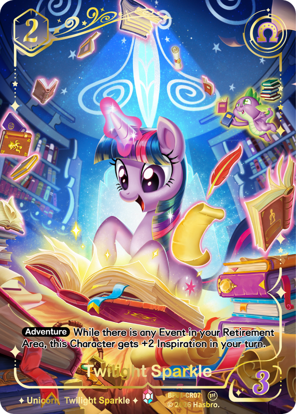Twilight Sparkle BP01-CR07 My Little Pony TCG Colorful Rare single card