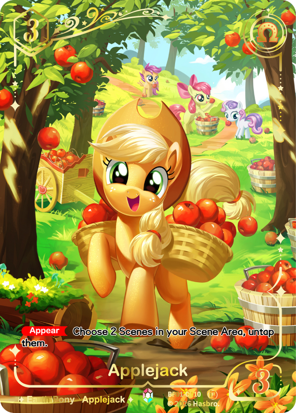Applejack BP01-CR10 My Little Pony TCG Colorful Rare single card