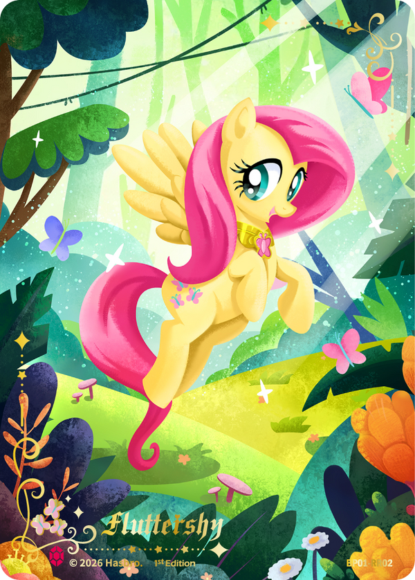 Fluttershy BP01-RR02 My Little Pony TCG Ruby Rare full art card