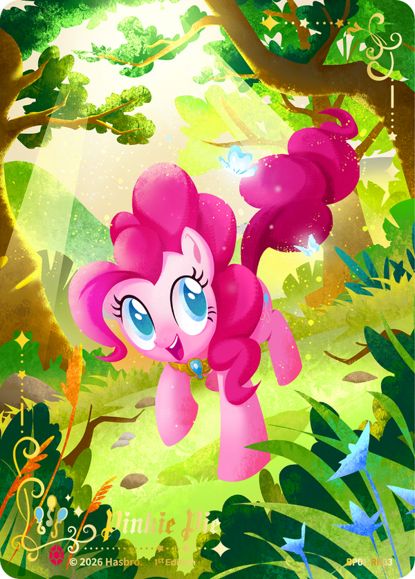 Pinkie Pie BP01-RR03 My Little Pony TCG Ruby Rare full art card