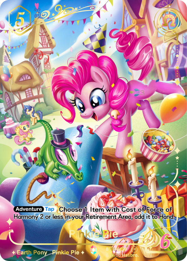 Pinkie Pie BP01-CR09 My Little Pony TCG Colorful Rare single card
