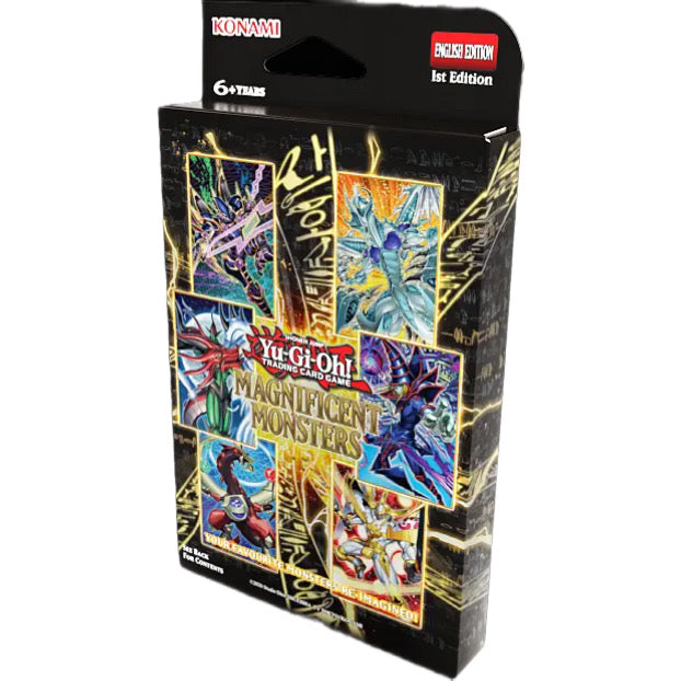 Yu-Gi-Oh! Magnificent Monsters booster packs, three 5-card packs per box
