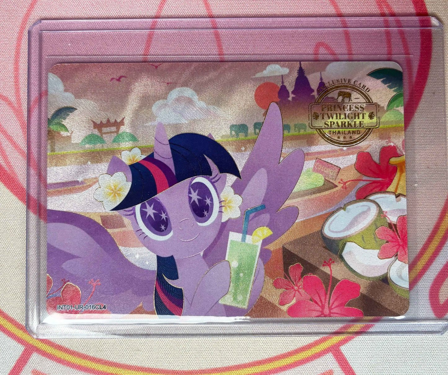 My Little Pony Princess Twilight Sparkle Secret Rare Limited Card INT01-UR-016CL4