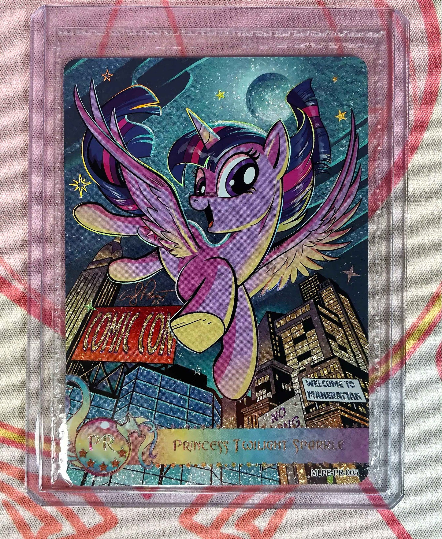 My Little Pony Princess Twilight Sparkle Comic Con Promo Card MLPE-PR-005