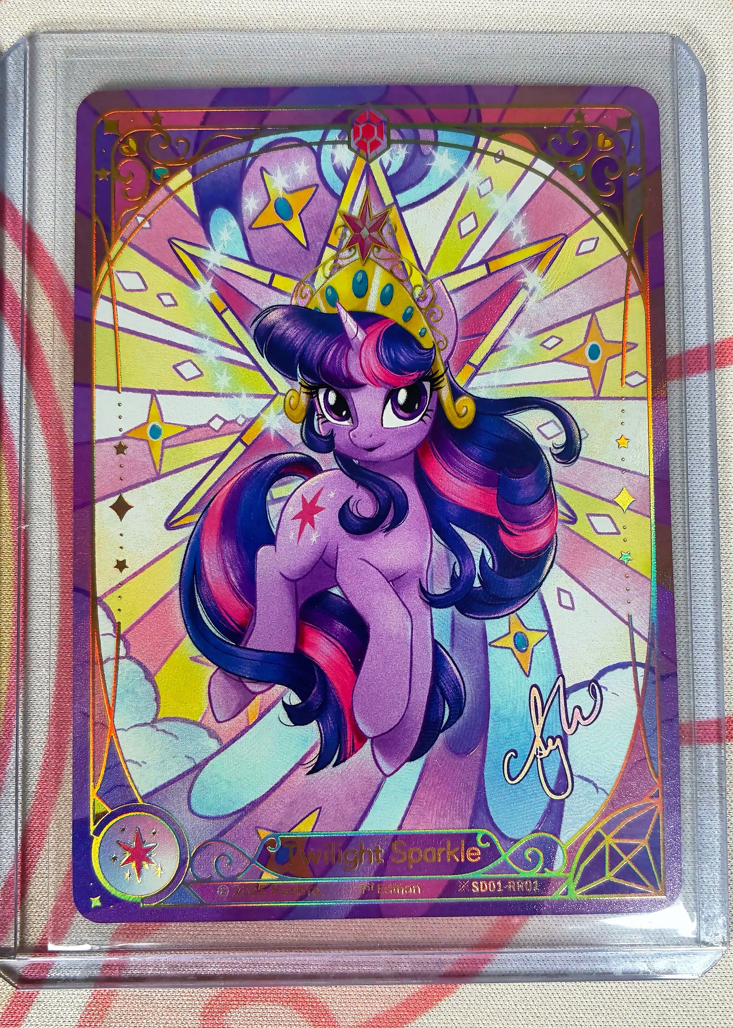 Twilight Sparkle (Shining Ruby Rare) - My Little Pony TCG Single - SD01-RR01
