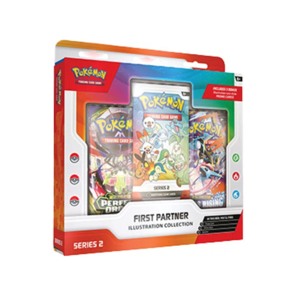 Pokémon TCG First Partner Illustration Collection Series 2 box, front packaging