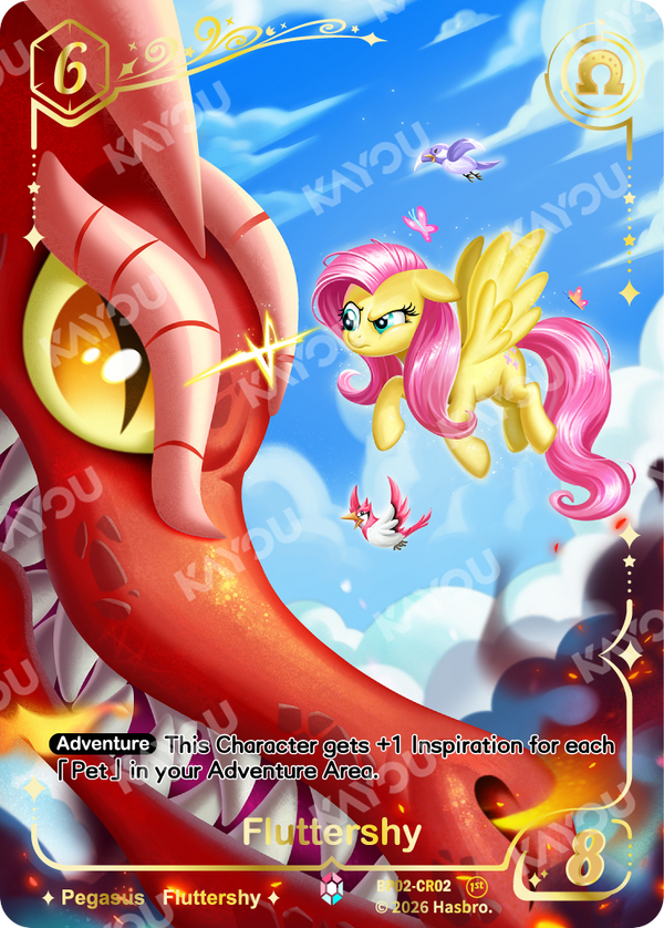 Fluttershy (CR) - My Little Pony TCG Single - BP02-CR02