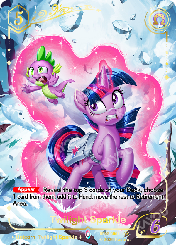 Twilight Sparkle (CR) - My Little Pony TCG Single - BP02-CR01