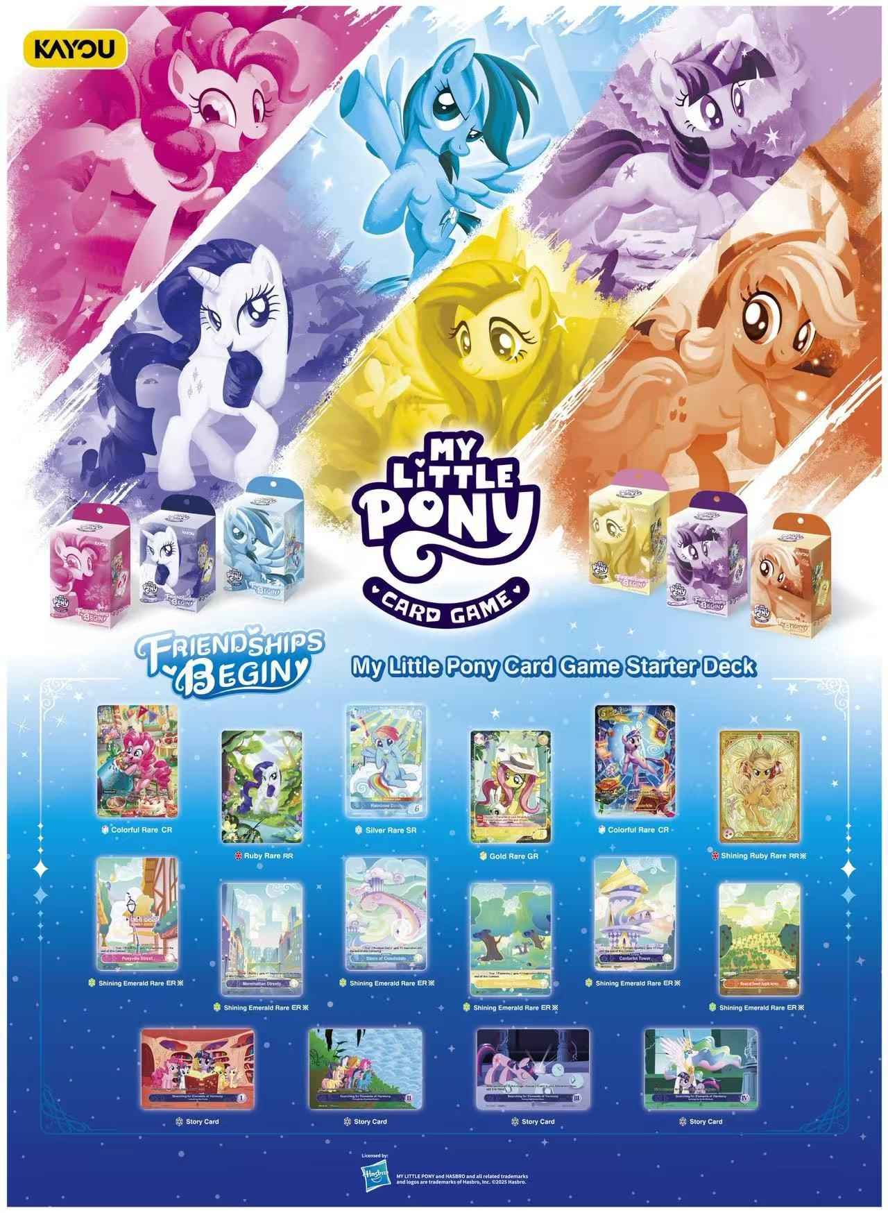 My Little Pony TCG: Friendships Begin Starter Deck Set of 6 - Collectable Cartel