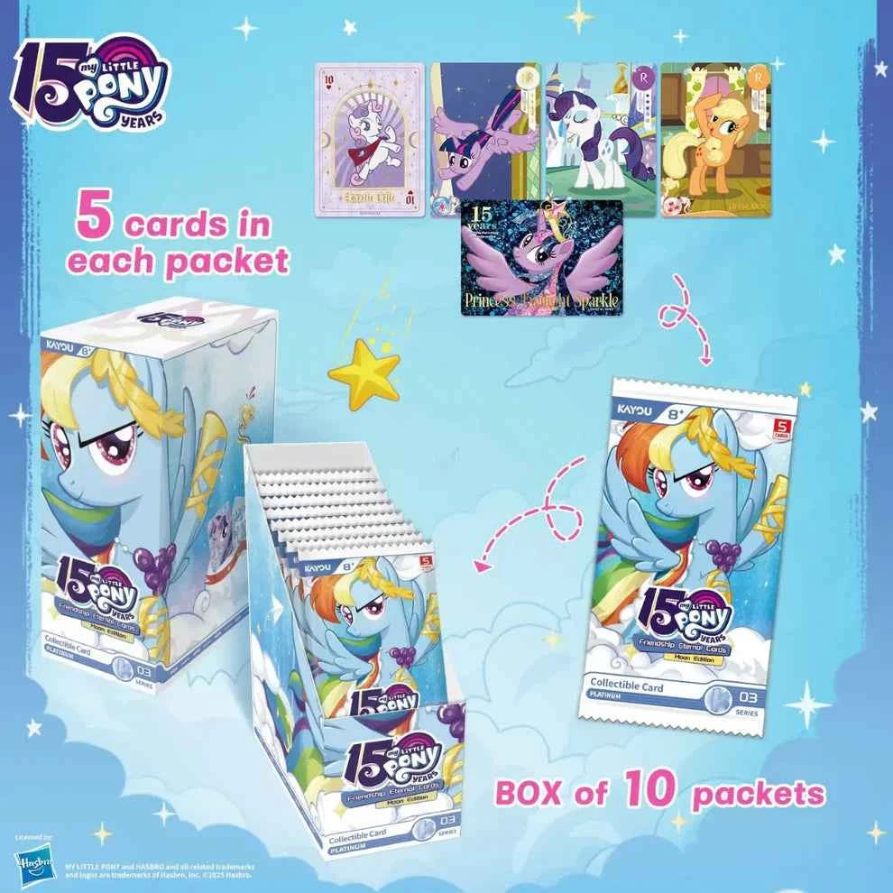 My Little Pony Friendship Eternal Moon Edition series 3 Booster Box 15th Anniversary Edition - Collectable Cartel