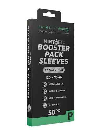 MintFit Booster Pack Sleeves Extra Thick 50 per pack - Collectable Cartel