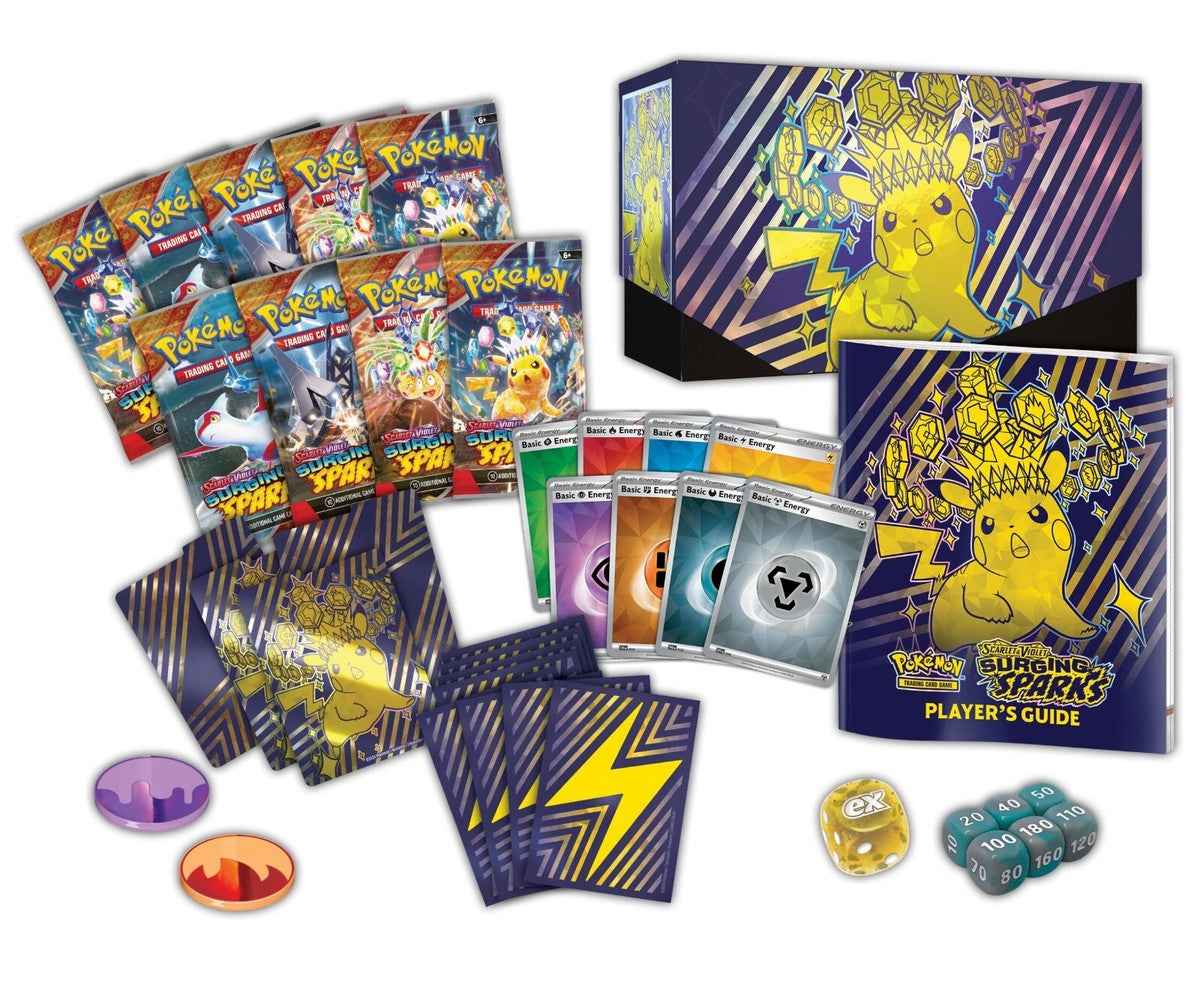 Surging Sparks Elite Trainer Box Pokemon TCG Scarlet & Violet 8 - Collectable Cartel