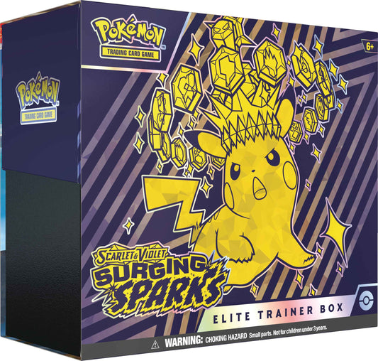 Surging Sparks Elite Trainer Box Pokemon TCG Scarlet & Violet 8 - Collectable Cartel