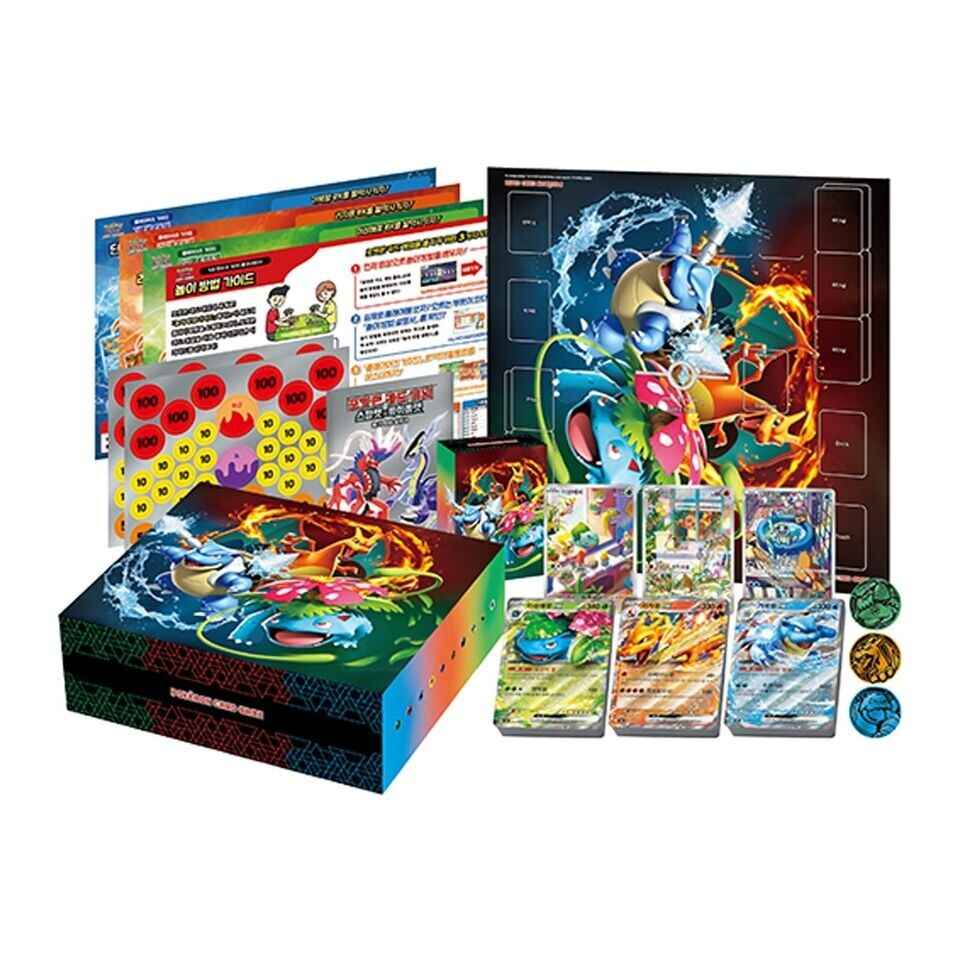 Scarlet and Violet EX Venusaur & Charizard & Blastoise Special Deck Set (Japanese)