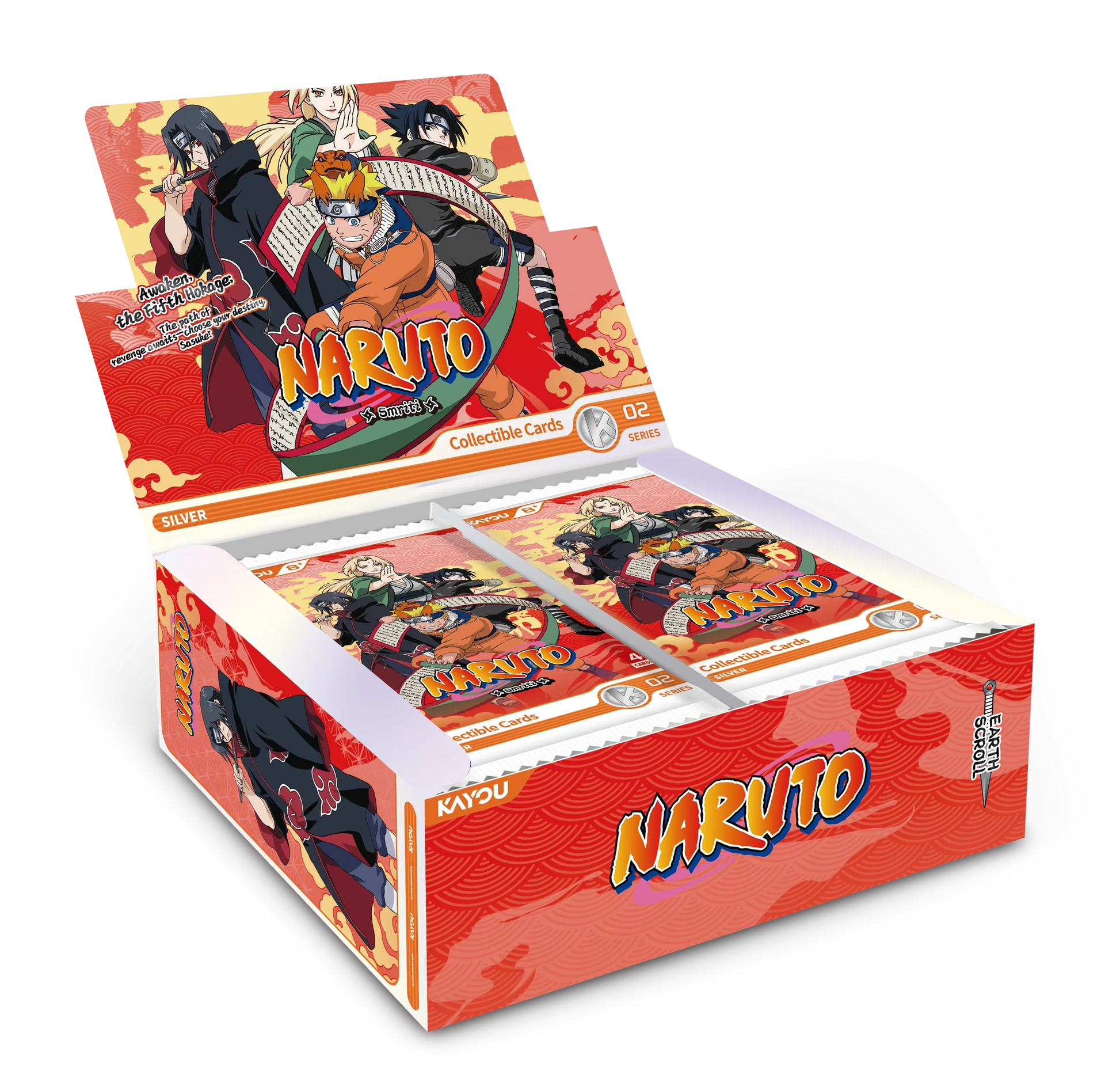 Naruto Smriti Collectible Cards - Earth Scroll Series 2 Booster Box (KAYOU Silver Series, SEA Exclusive)