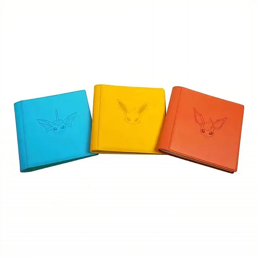 Vaporeon, Jolteon and Flareon Eeveelution card binder set of 3, Chinese official exclusive