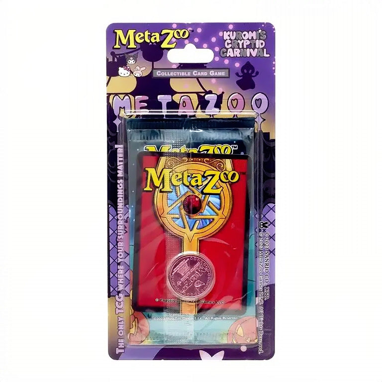 MetaZoo x Sanrio Kuromi's Cryptid Carnival Blister Pack - back detail