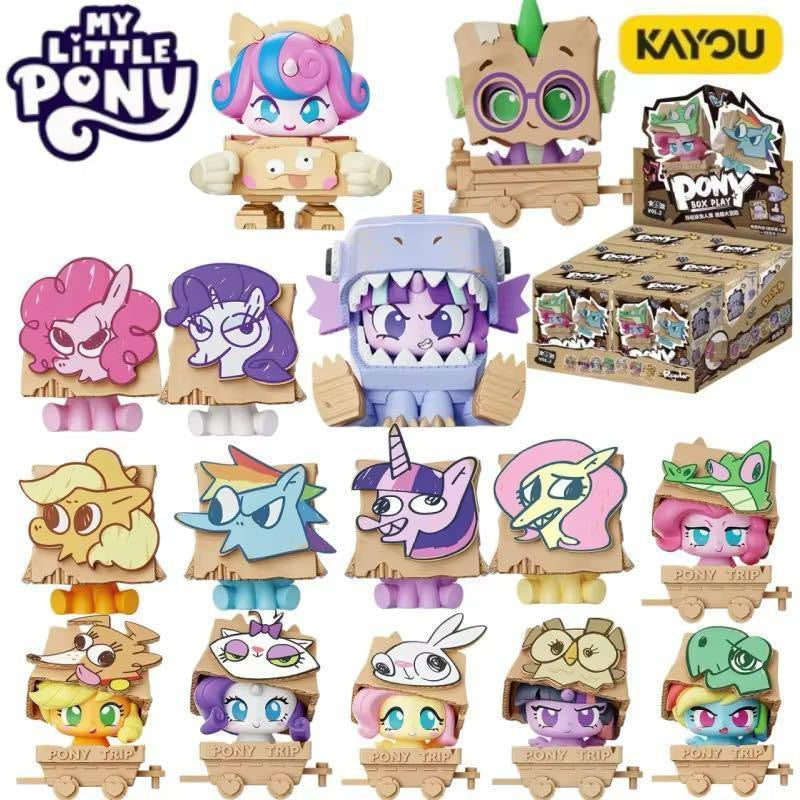 My Little Pony Pony Box Play Vol. 2 by Kayou – 15 designs including Pony Trip train carriage figures