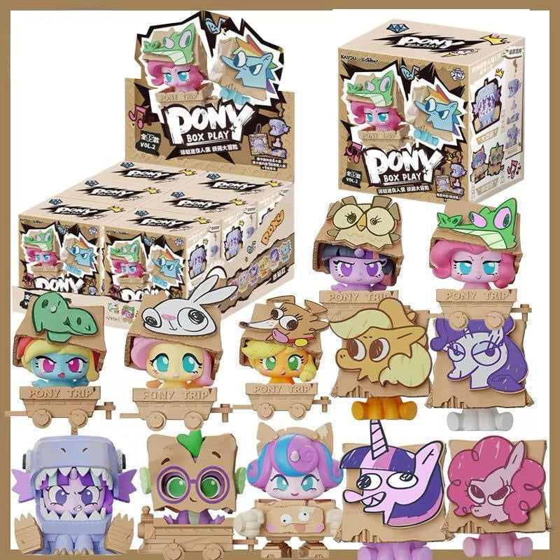 My Little Pony Pony Box Play Vol. 2 – sealed Kayou mini figure blind box with DIY stickers