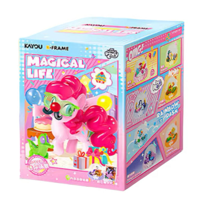 Kayou K-FRAME My Little Pony Magical Life blind box – sealed box with party Pinkie Pie artwork