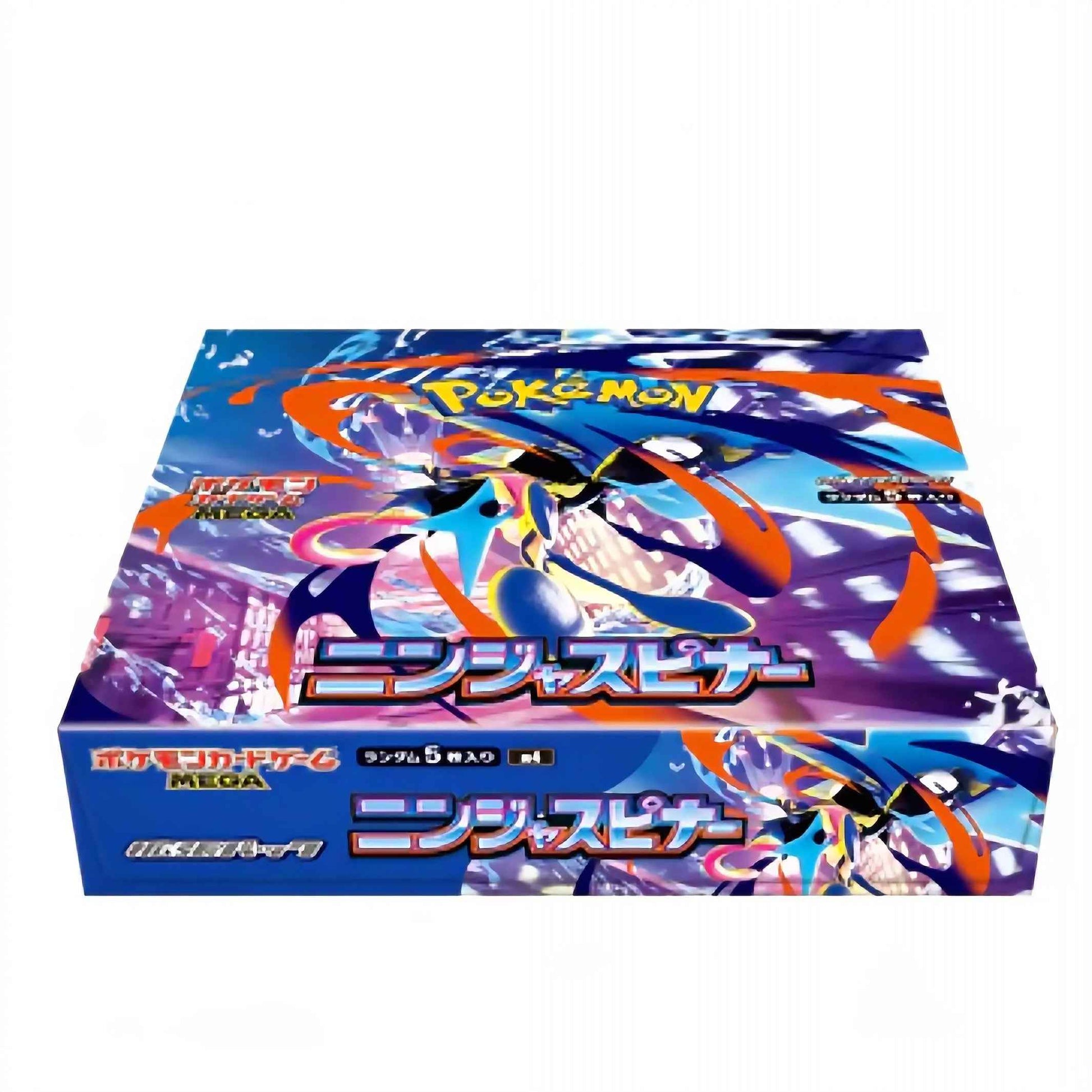 Pokémon TCG Mega Ninja Spinner Booster Box (Japanese, M4) – back of the box