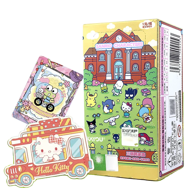 Sanrio Characters Family Dream Cards Classic Wave 3 KAYOU booster box with Hello Kitty character cards