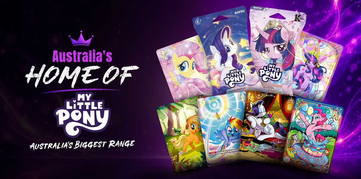 My Little Pony TCG cards and booster boxes — Moon Edition, Fantasy Wonderland and Discord Edition