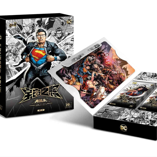 Kayou DC Cosmic Radiance Legend's Proof Wave 1 collector box with Superman comic panel art