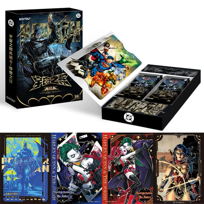 DC Cosmic Radiance Legend's Proof Wave 2 box contents and card lineup