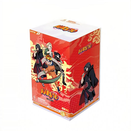 KAYOU Naruto Earth Scroll 002A Gold Edition Blister Booster Box, English UK edition, 12 packs, featuring Naruto, Sasuke, Itachi and Tsunade