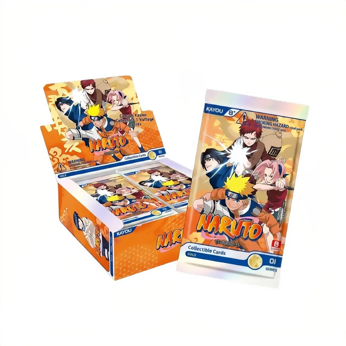 KAYOU Naruto Earth Scroll Series 1 Gold Booster Box, English edition, alternate view