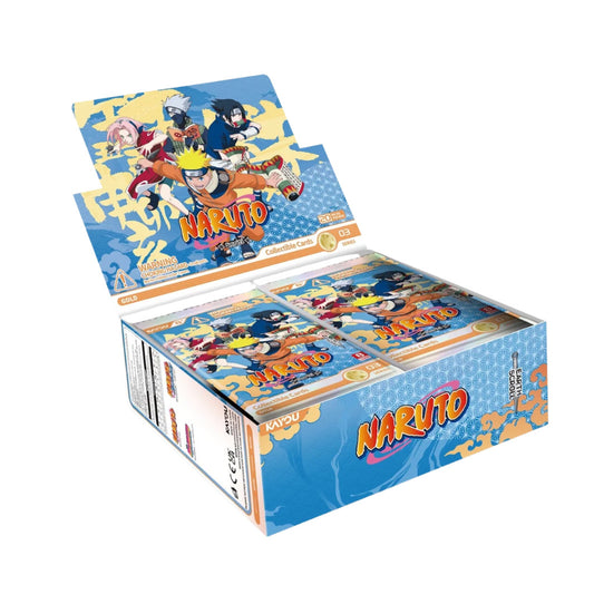 KAYOU Naruto Earth Scroll Series 3 Gold Booster Box, English US edition, Smriti collectible cards